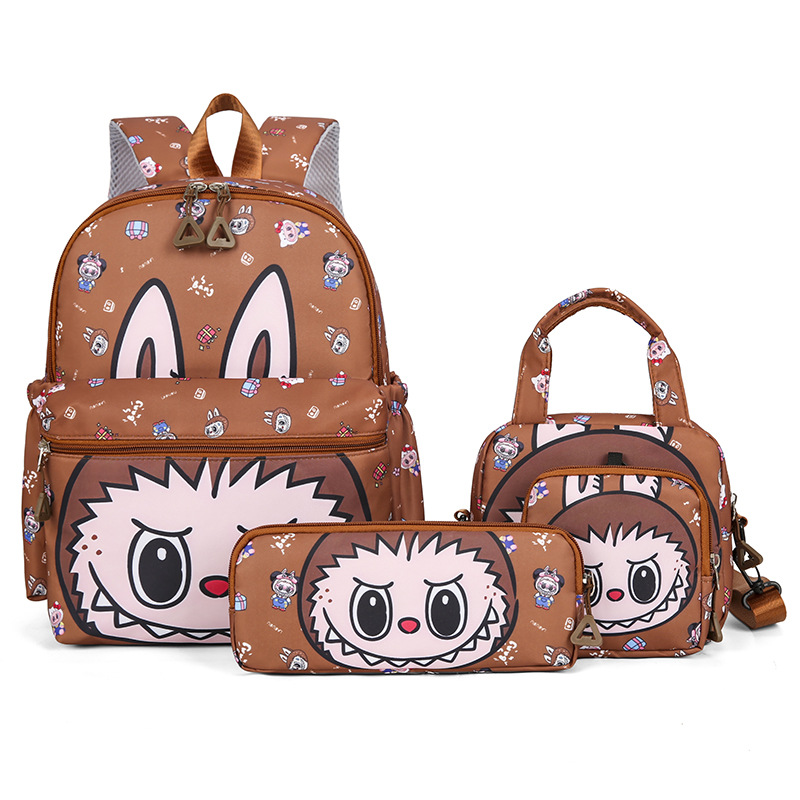 4Pieces Children’s Cartoon Backpack Set