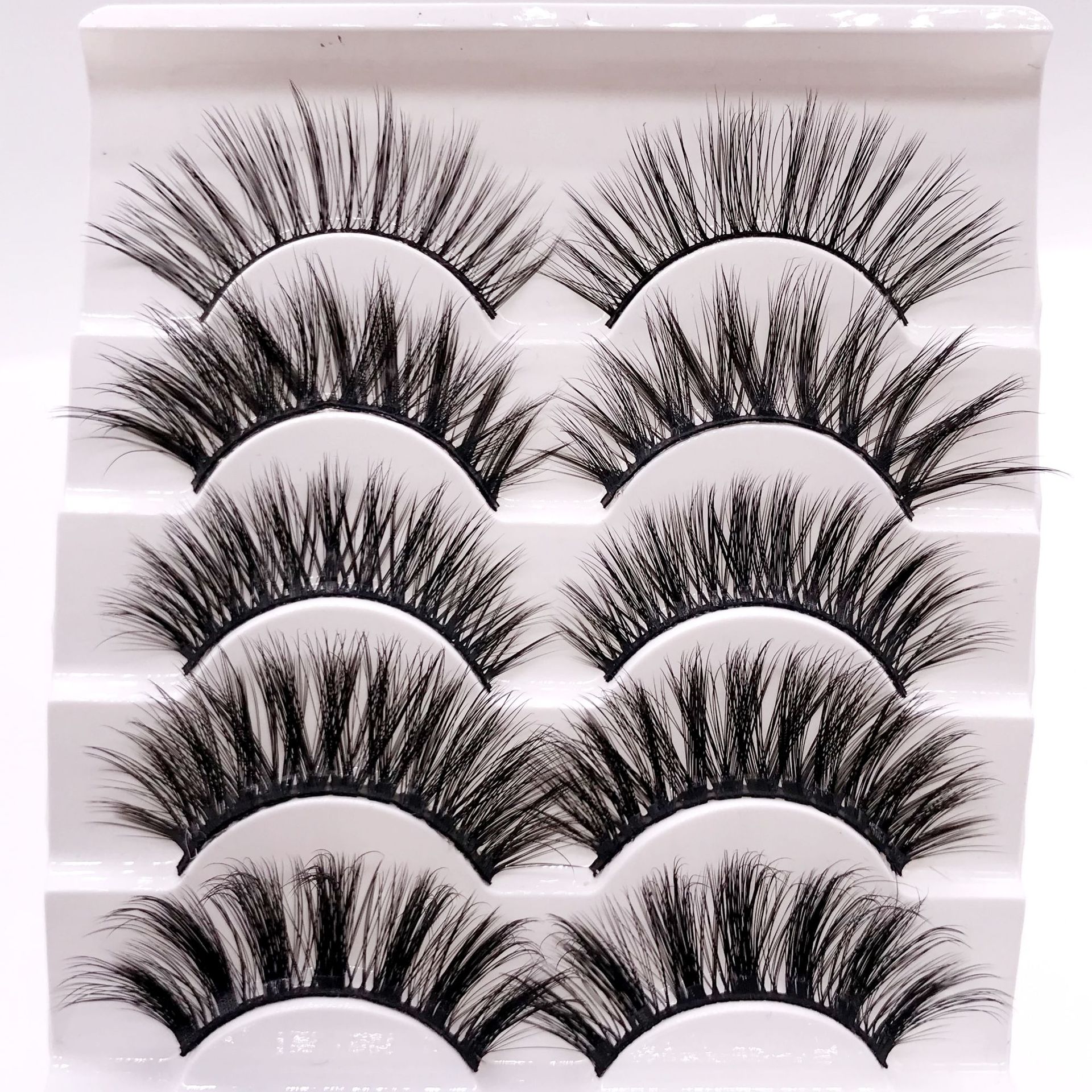 Five Pairs Of Soft false Eyelashes