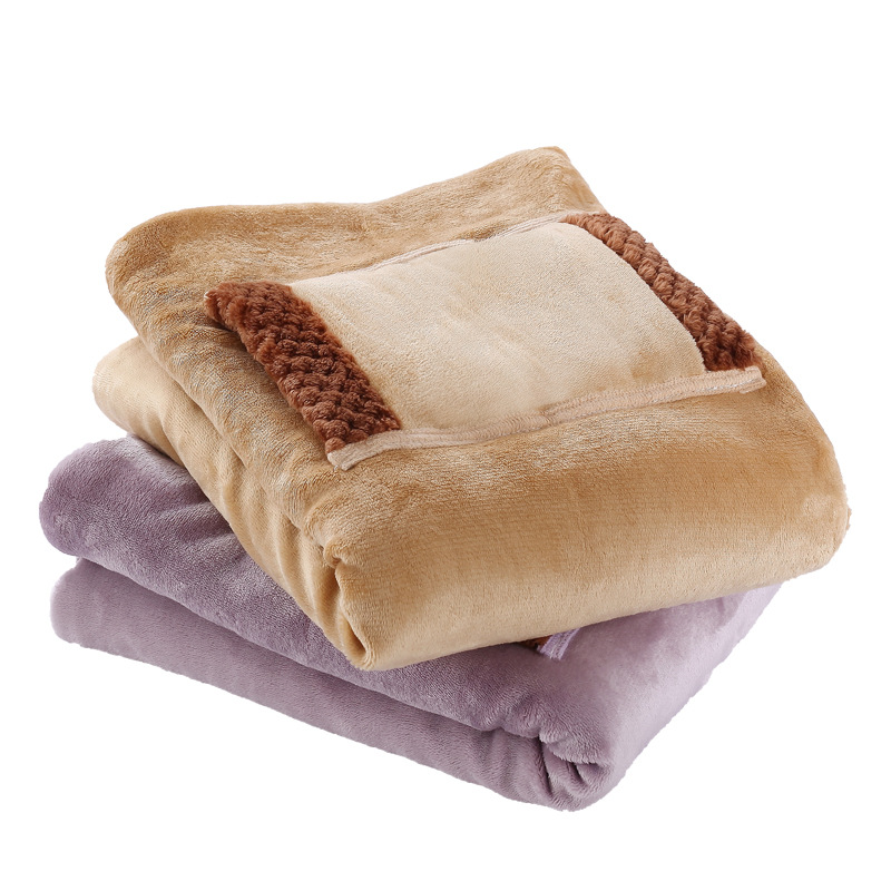 Electric Blanket Heated Throw Blanket USB Warm Knee Protection Blanket for Whole Body Warming Flannel Fleece Heating Pad for Couch