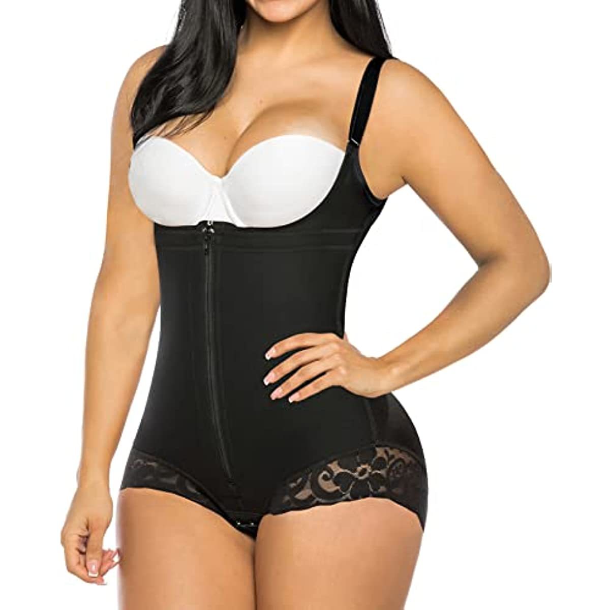Fajas Colombianas Shapewear for Women Postpartum Tummy Control Body Shaper Butt Lifter Bodysuit