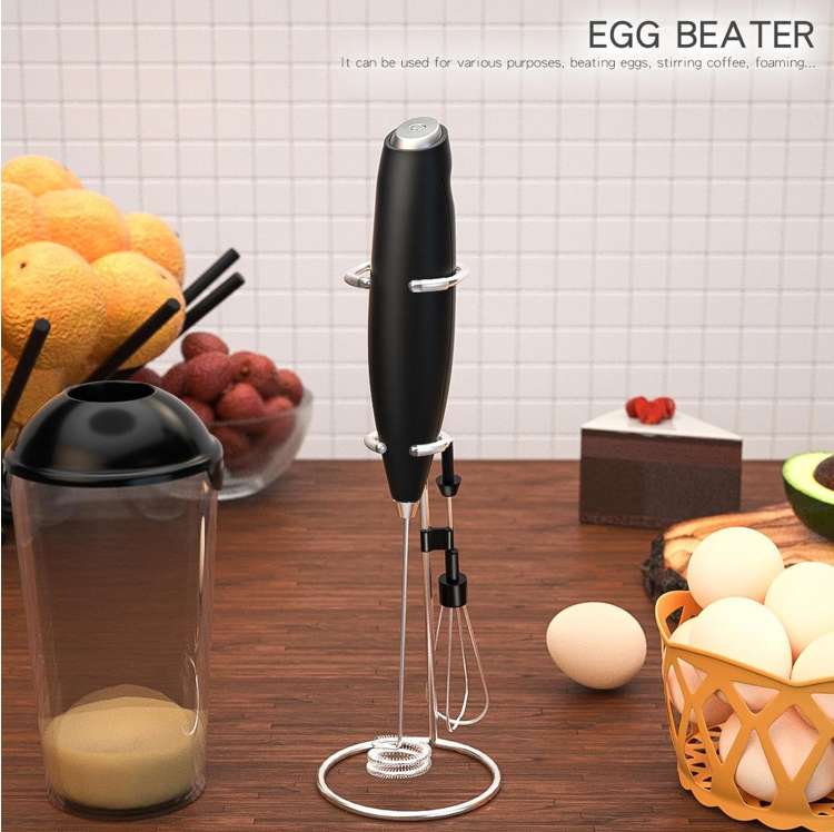 Electric Mini Handheld Milk Frother Coffee Mixer