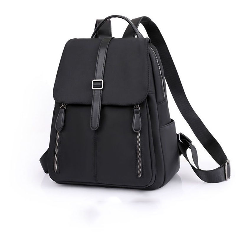 Large Capacity Nylon School Travel Backpack Lightweight Durable