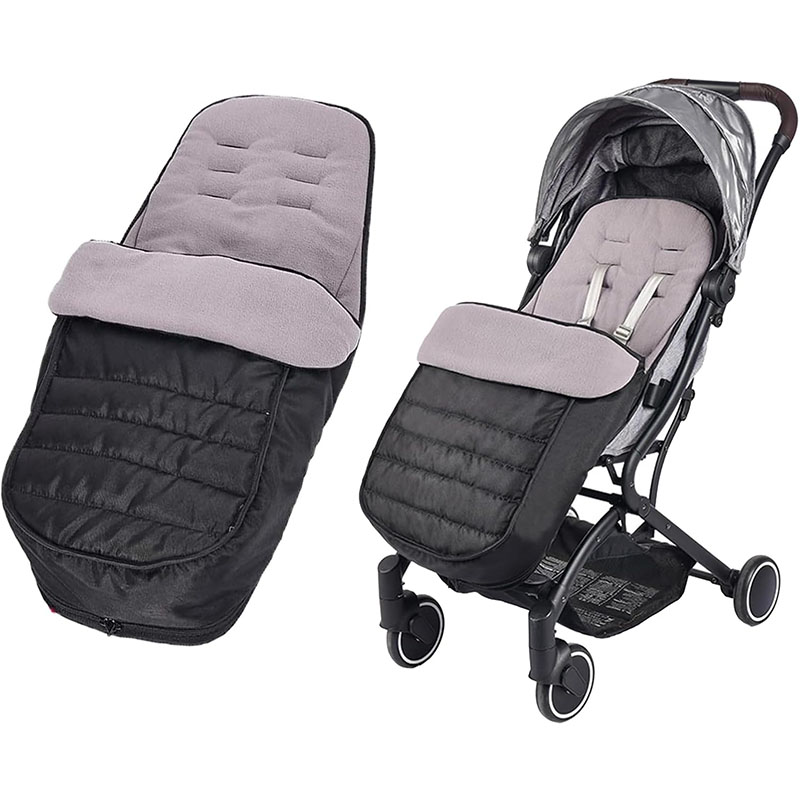 Universal Winter Warm Fleece Lined Stroller Bunting Bag Footmuff 