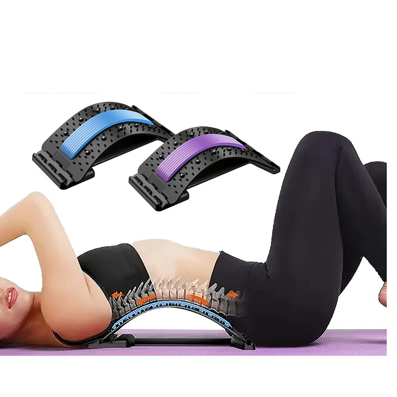 Back Stretcher, Multi-Level Back Cracker, Upper & Lower Back Pain Relief Device for Herniated Disc, Sciatica, Scoliosis