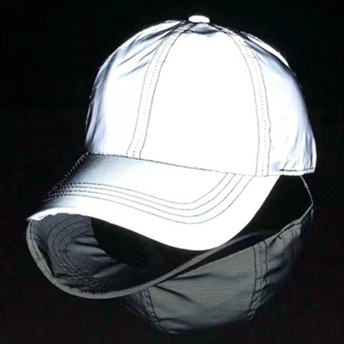 1pc Luminous Reflective Baseball Cap, Ideal Choice For Gifts