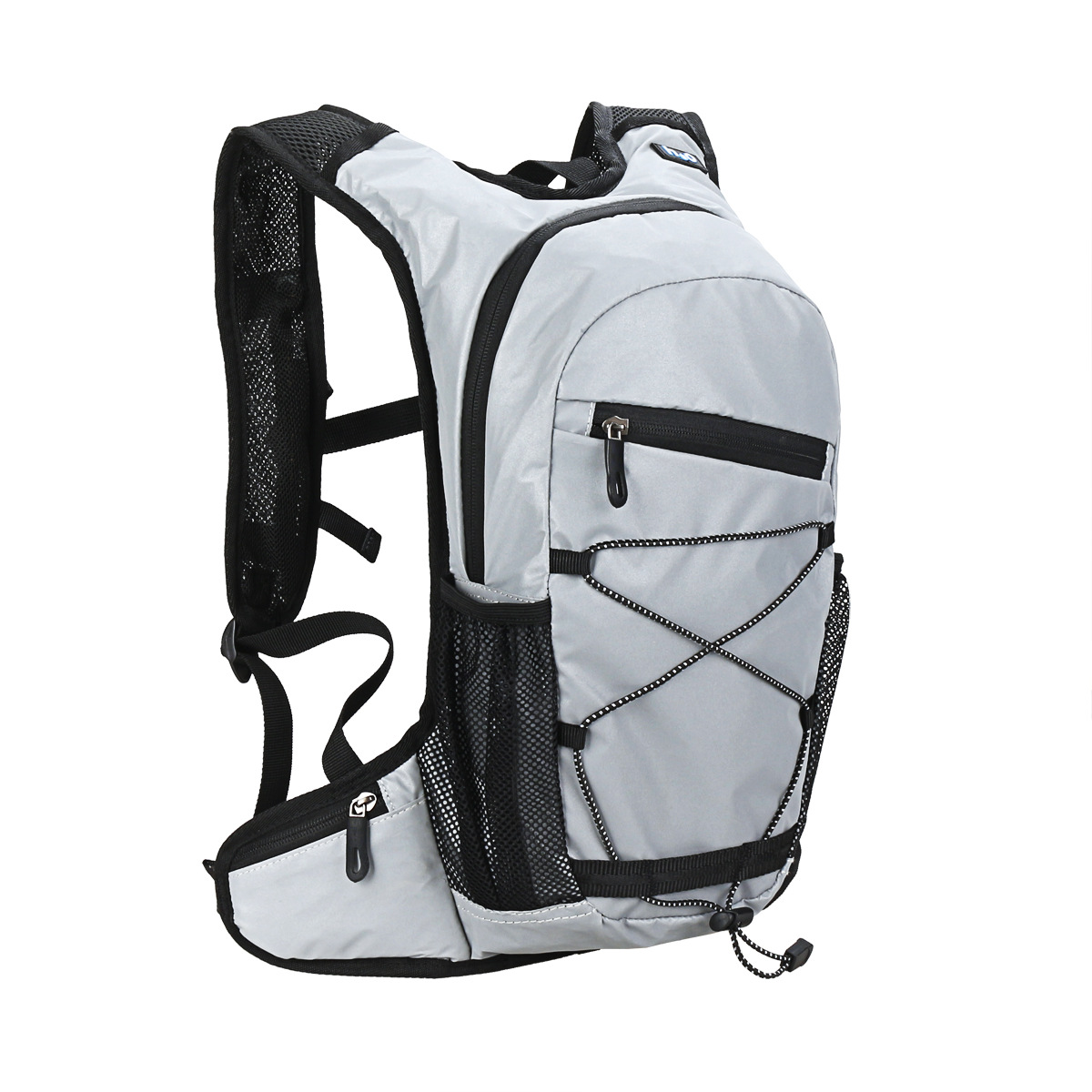 Reflective Cycling Backpack, Suitable for Hiking, Motorcross, And Running, Lightweight Reflective Bag for Campus Use.