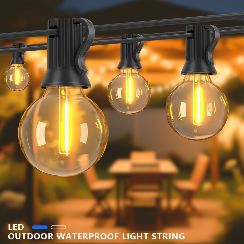 G40 Low Voltage E12 Light EU 12V Christmas Led lamp Festival Ambient Light 10 Meter 15 lamps