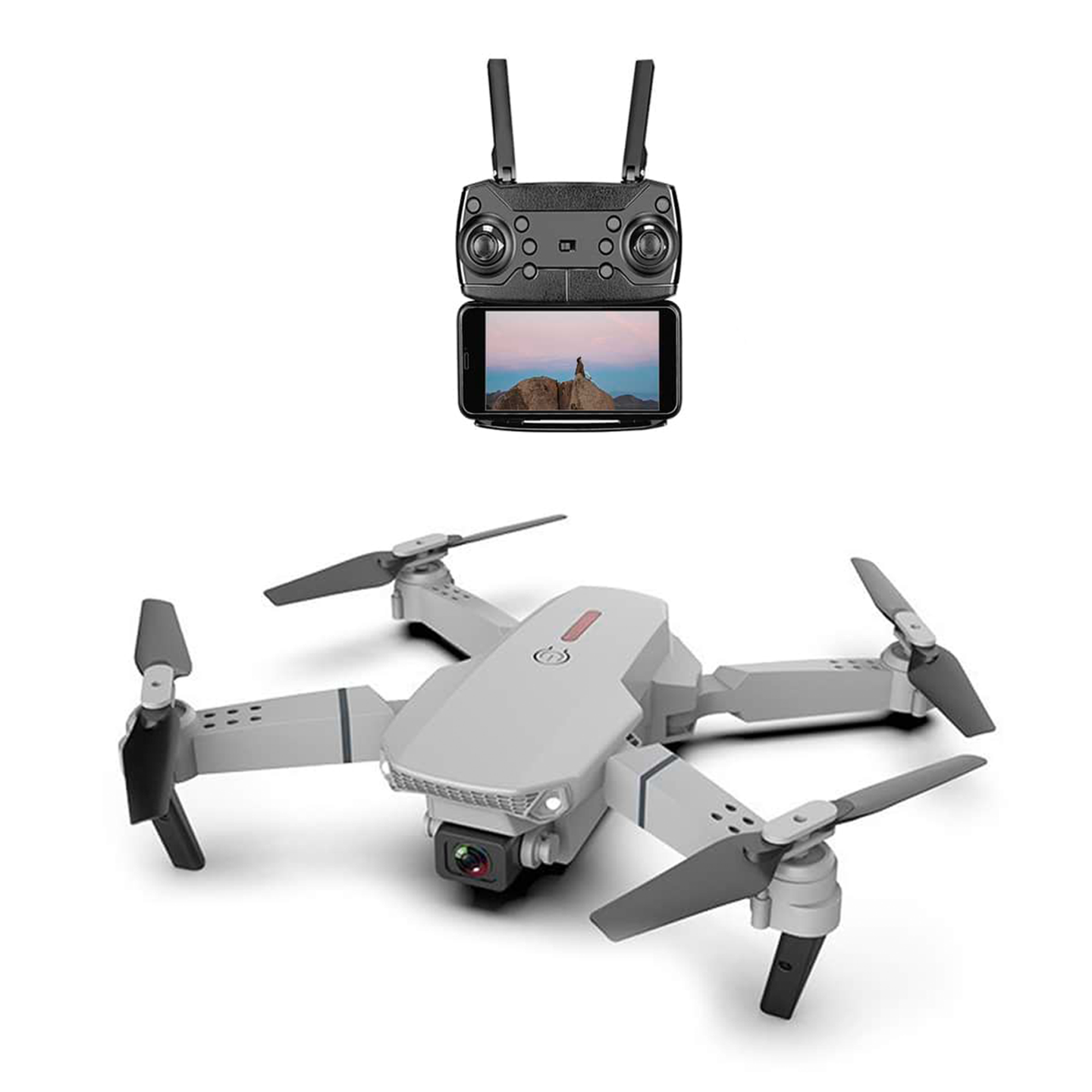 Folding 4K HD Dual Camera Drone with Remote Control