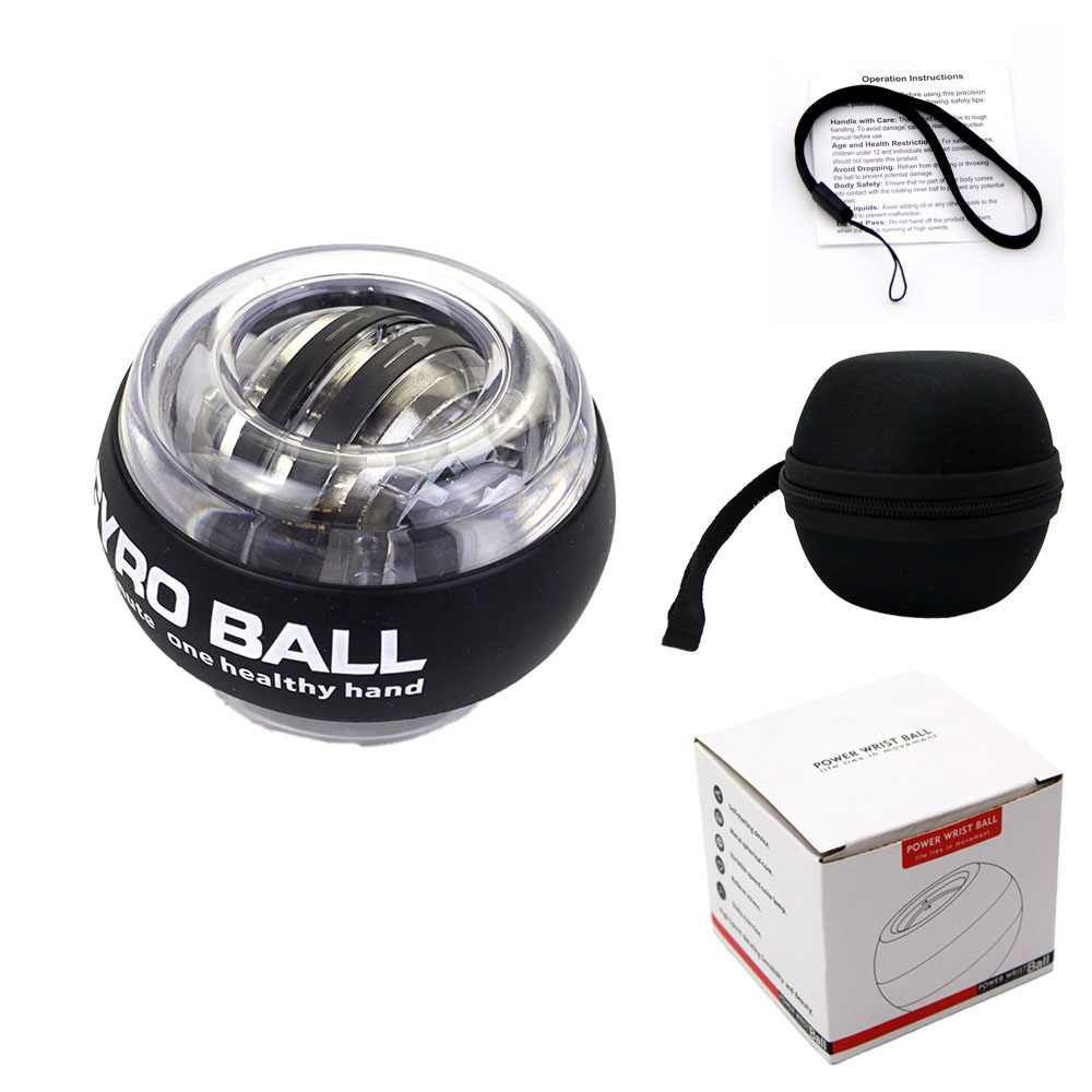 Gyro Ball Power Trainer Ball Wrist Strengthening Device Forearm Exerciser