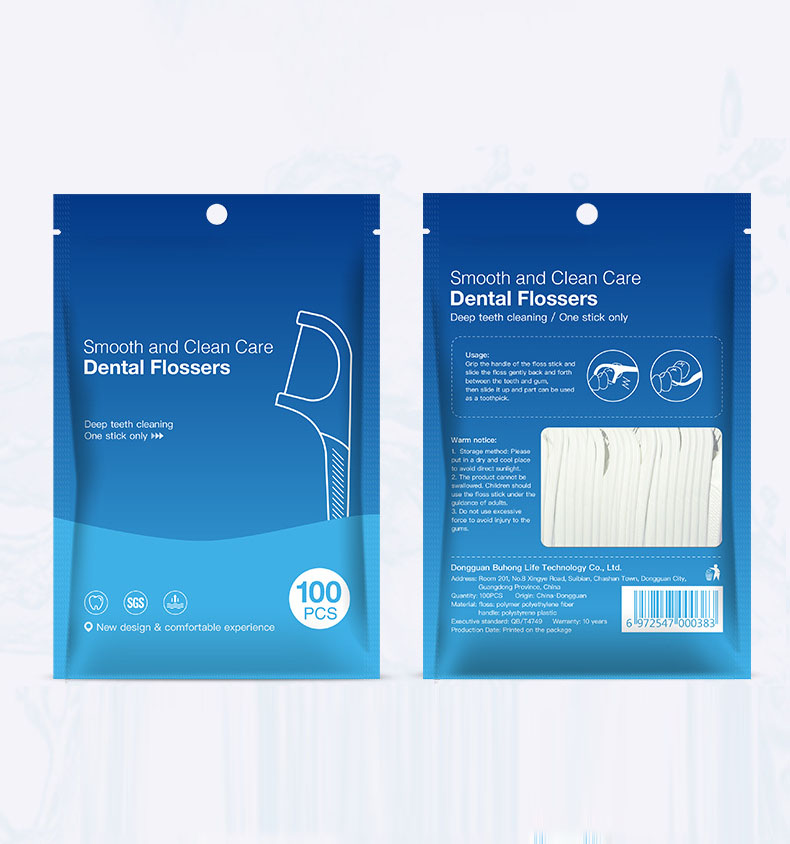 500Pcs Dental Floss Picks with 2pcs Travel Case