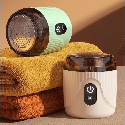 Smart Lint Roller with LCD Display -White&Green