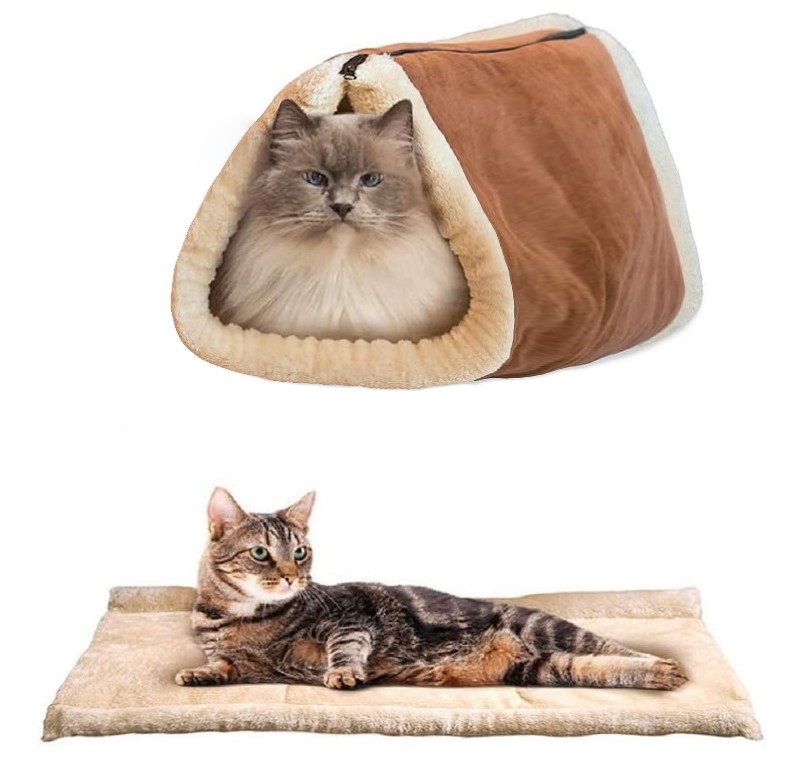2 In 1 Pet Bed Tunnel