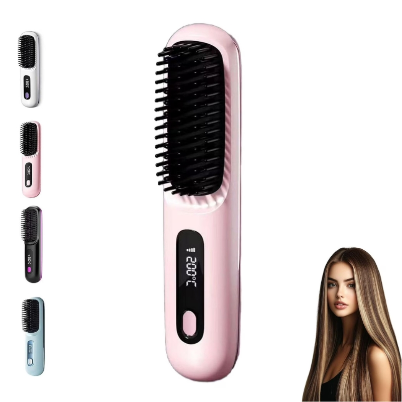 Portable Lightweight Fast Heating Straightener Brush