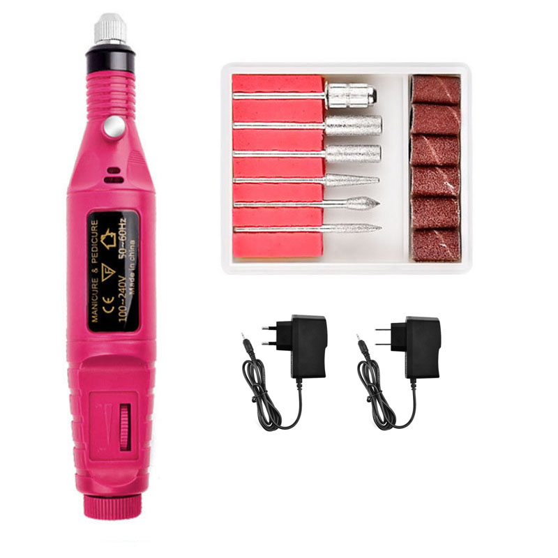 Electric Nail Drill Nail Filer Machine Manicure Pedicure Kit