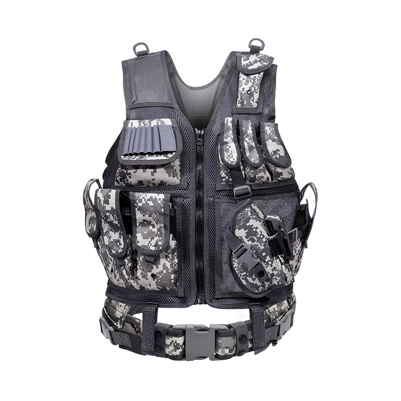 Outdoor Chest Rig Tactical Military Combat Armor Mesh Vest Paintball Molle Airsoft Hunting/Survival Adventure Equipment 