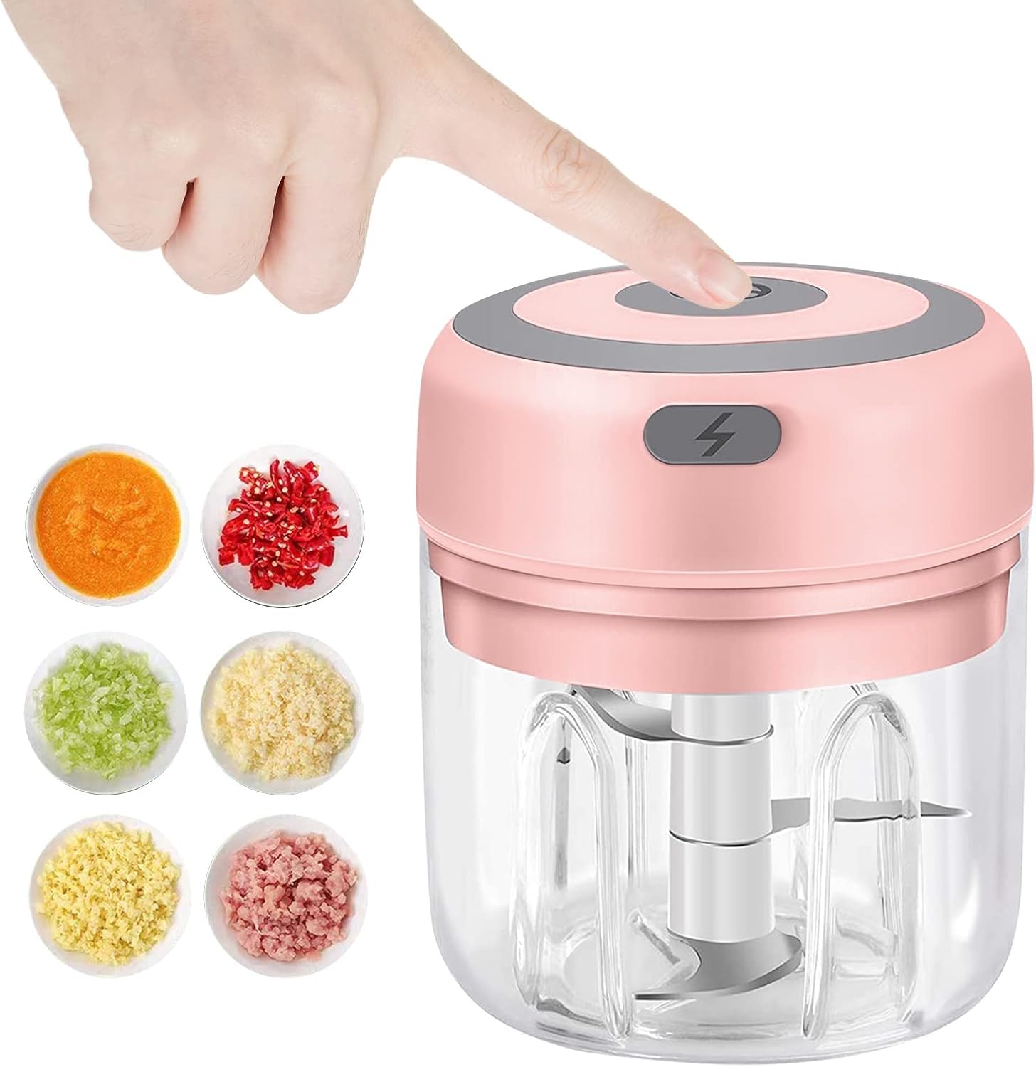 Electric Garlic Chopper Vegetable Chopper Food Chopper