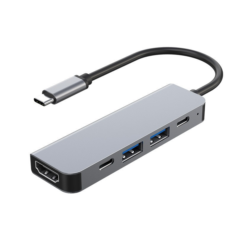 5 in 1 USB-C Hub Splitter with 4K HDMI Adapter  for MacBook Pro/Air