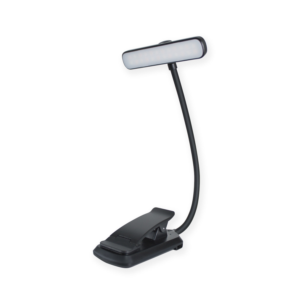 Long Lasting Flexible Arms Rechargeable LED Neck Reading Light Hands Free Brightness Adjustable Rechargeable Desk Lamp