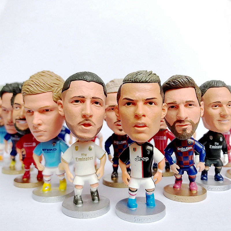 3D Football Players Celebrity Doll Ornaments