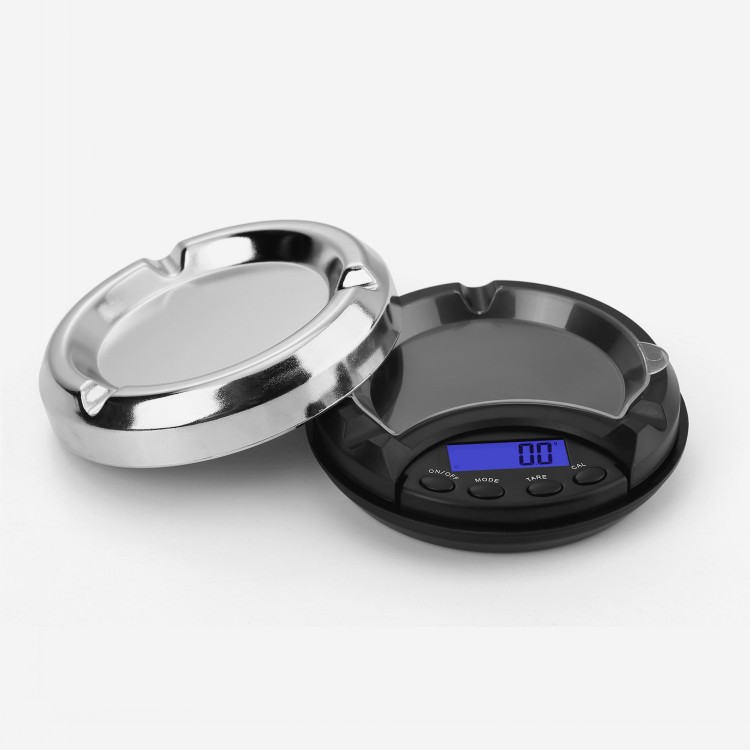 High Precision Portable Mini Ashtray Electronic Digital Jewelry Scale with Digital Display Kitchen Scale