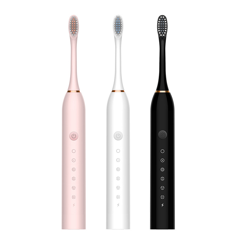 Electric Toothbrush Set with 4 Brush Heads
