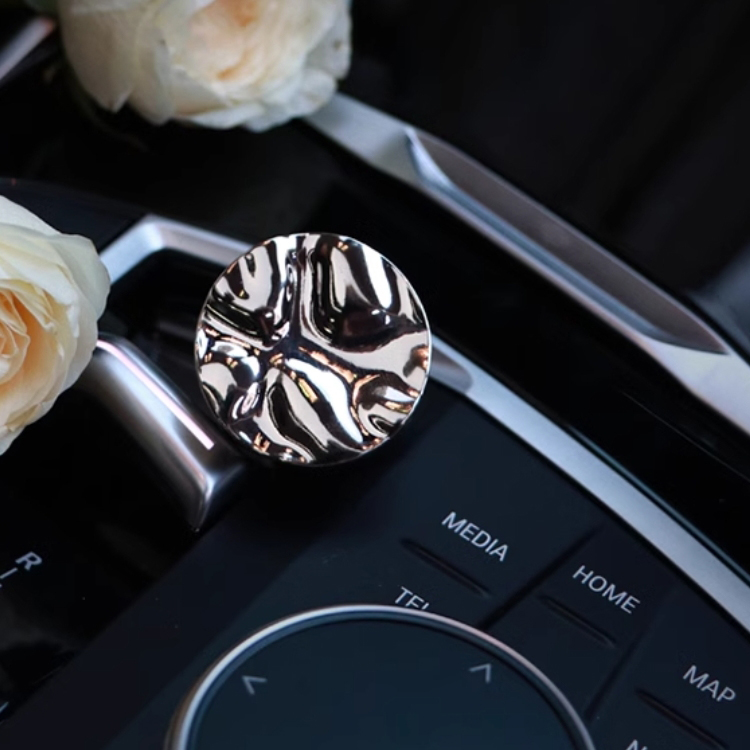 Creative Design Car Aroma Metal Car Fragrance Customize Front Logo Air vent Freshener for Car